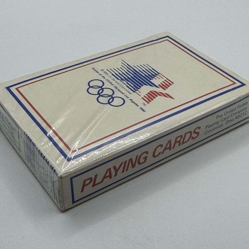 VINTAGE 1984 LOS ANGELES OLYMPICS STARS IN MOTION SEALED DECK OF PLAYING CARDS
